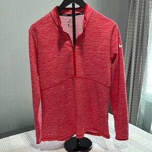 Nike Red Quarter-Zip Sweatshirt
